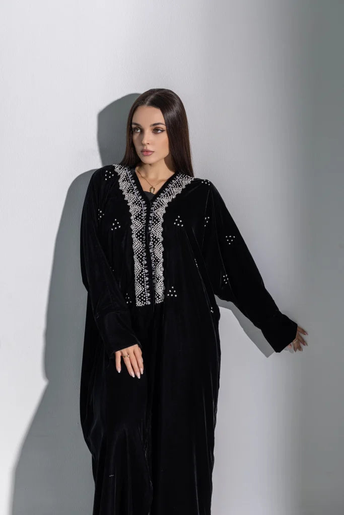 Snow Flake Abaya