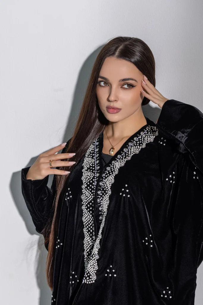 Snow Flake Abaya